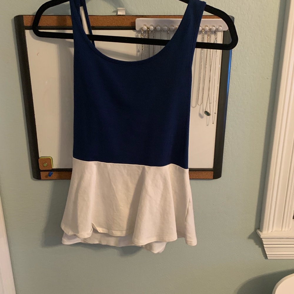 Express peplum tank